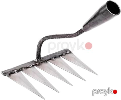 Dırmıq İL - 2076, metal/karbonlu polad, gümüşü — Bakı