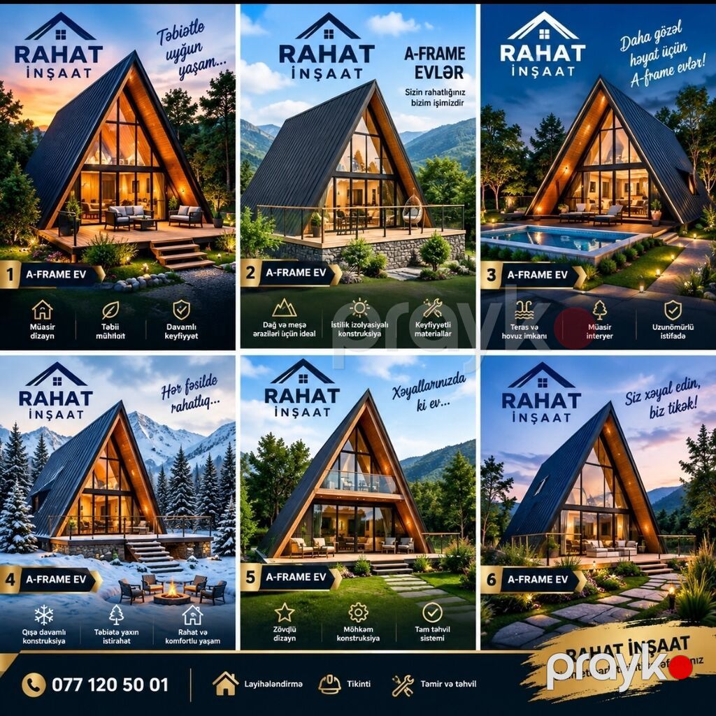 A frem evlerın tıklmesı temırı ve dızaynların verlmesı materal daxıl — Dam örtükləri, Bakı (2)