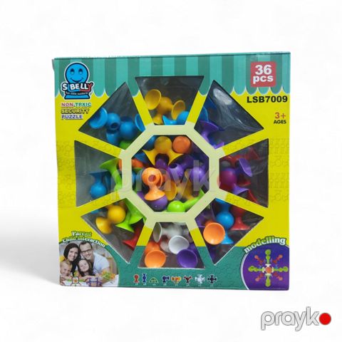 Konstruktor-yapışqan Sibelly LSB7009, 36 element, 3+ yaş — Bakı