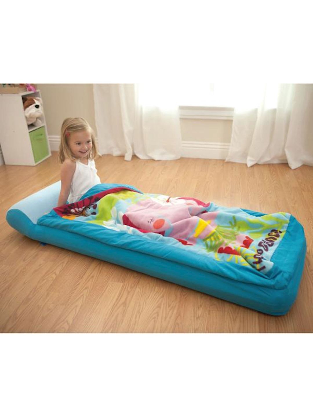 Uşaq üçün şişmə döşək Intex Hula Elly 66802, göy, 152x64x20 sm — Mallar, Bakı (2)