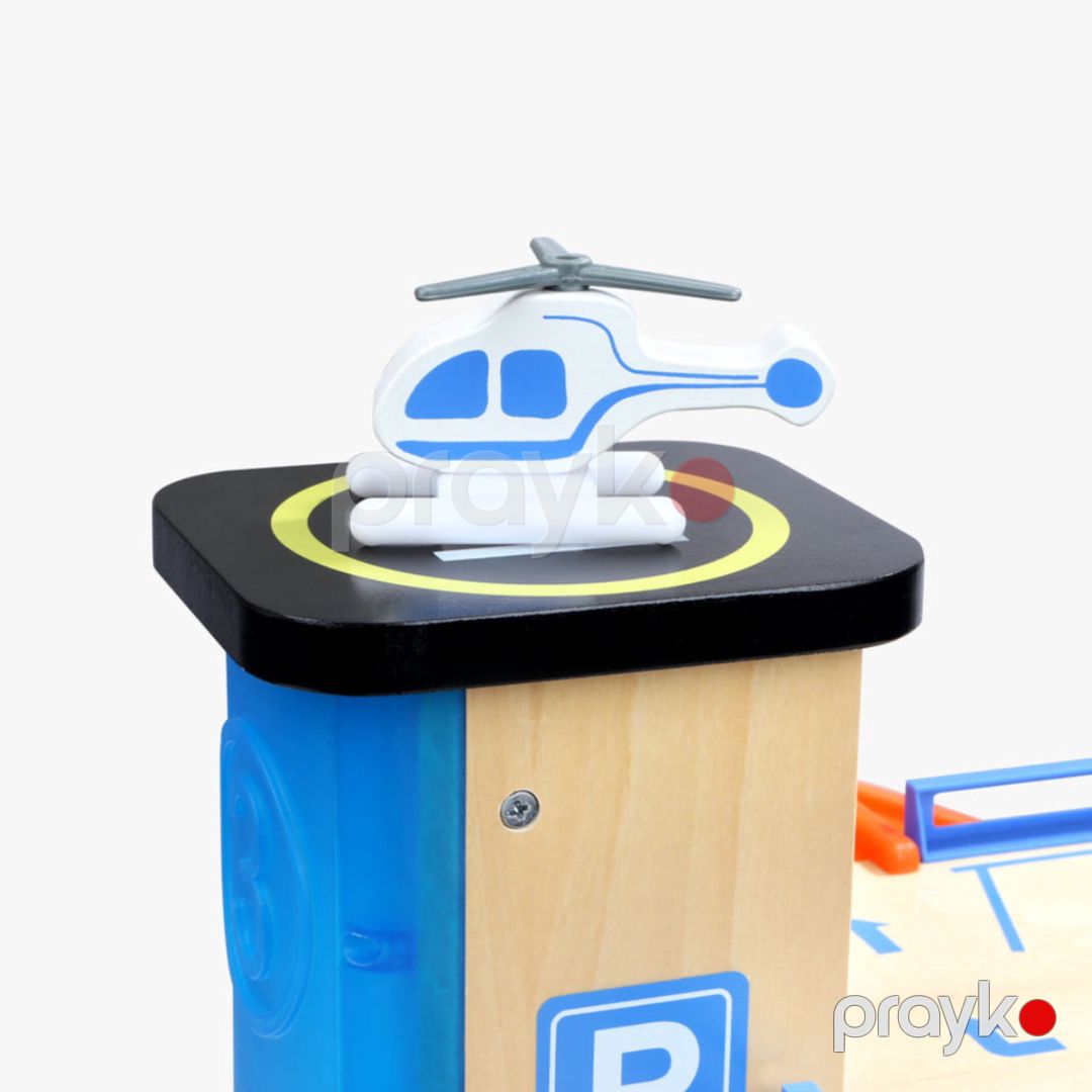 Oyun dəsti Top Bright Wooden Parking Garage 150154 — Mallar, Bakı (3)