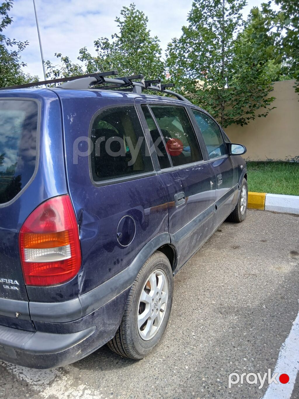 Opel Zafira A, mavi rəng, 7 yerlik kompakt miniven. Opel Zafira.İli — Avtomobillər, Gəncə (6)