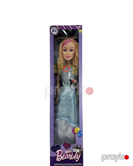 Kukla Beauty Girl 038A, rezin, 100 sm, 3+ yaş — Bakı