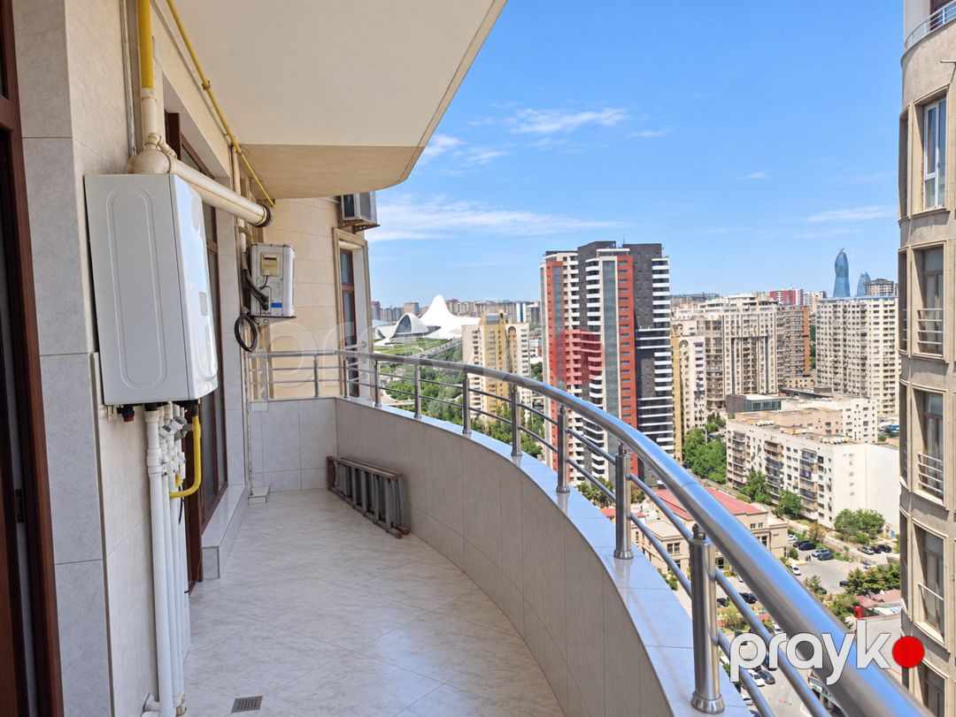 İcarəyə verilir 3 otaqlı yeni tikili 102 m² — Mənzil, Bakı (10)