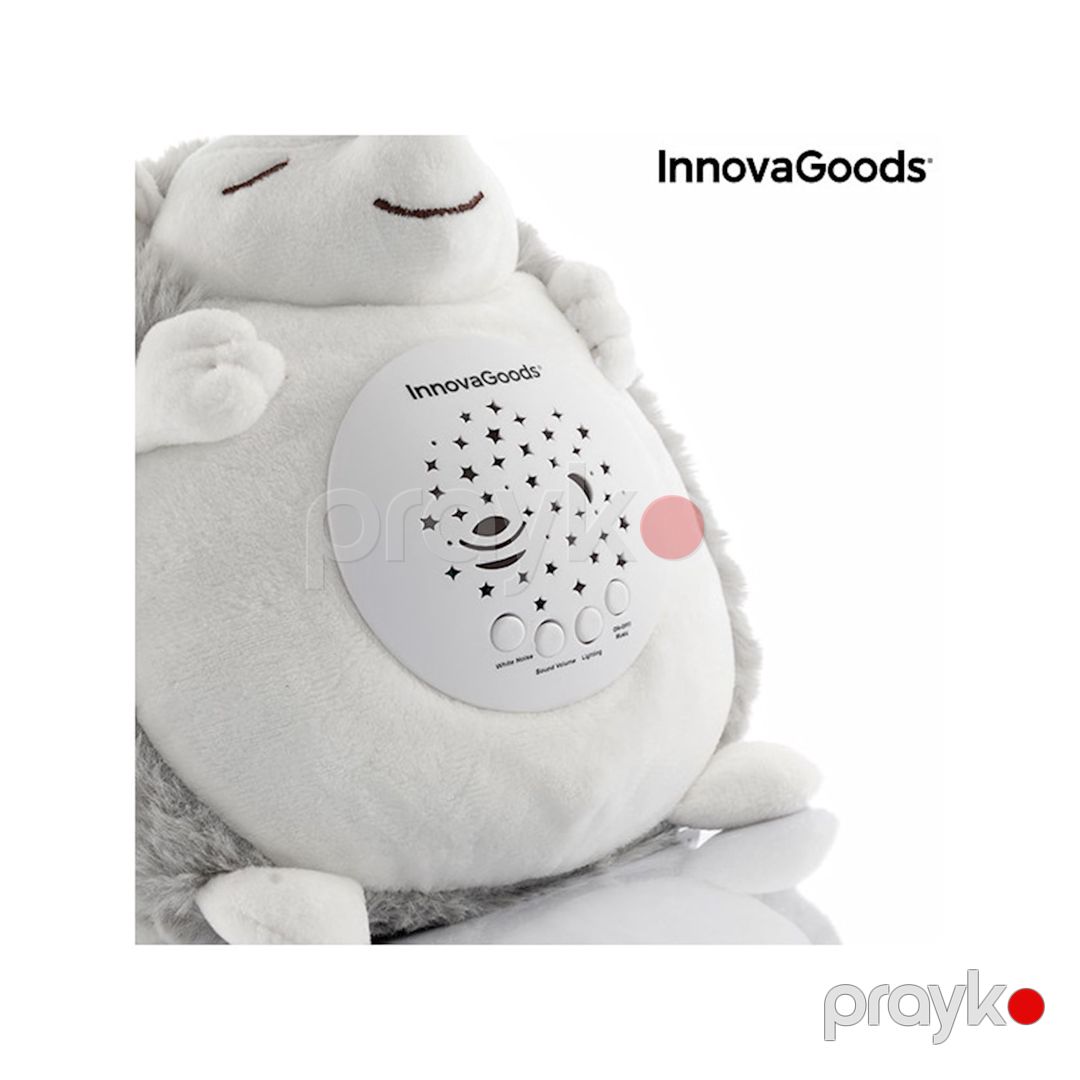 Gecə proyektoru InnovaGoods Spikey ağ səs-küylü, poliester, boz/ağ, 16x19x15 sm — Mallar, Bakı (2)