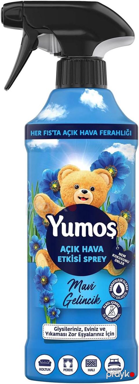 Otaq və paltarlar üçün sprey Yumoş Mavi Gelincik, 430 ml — Bakı