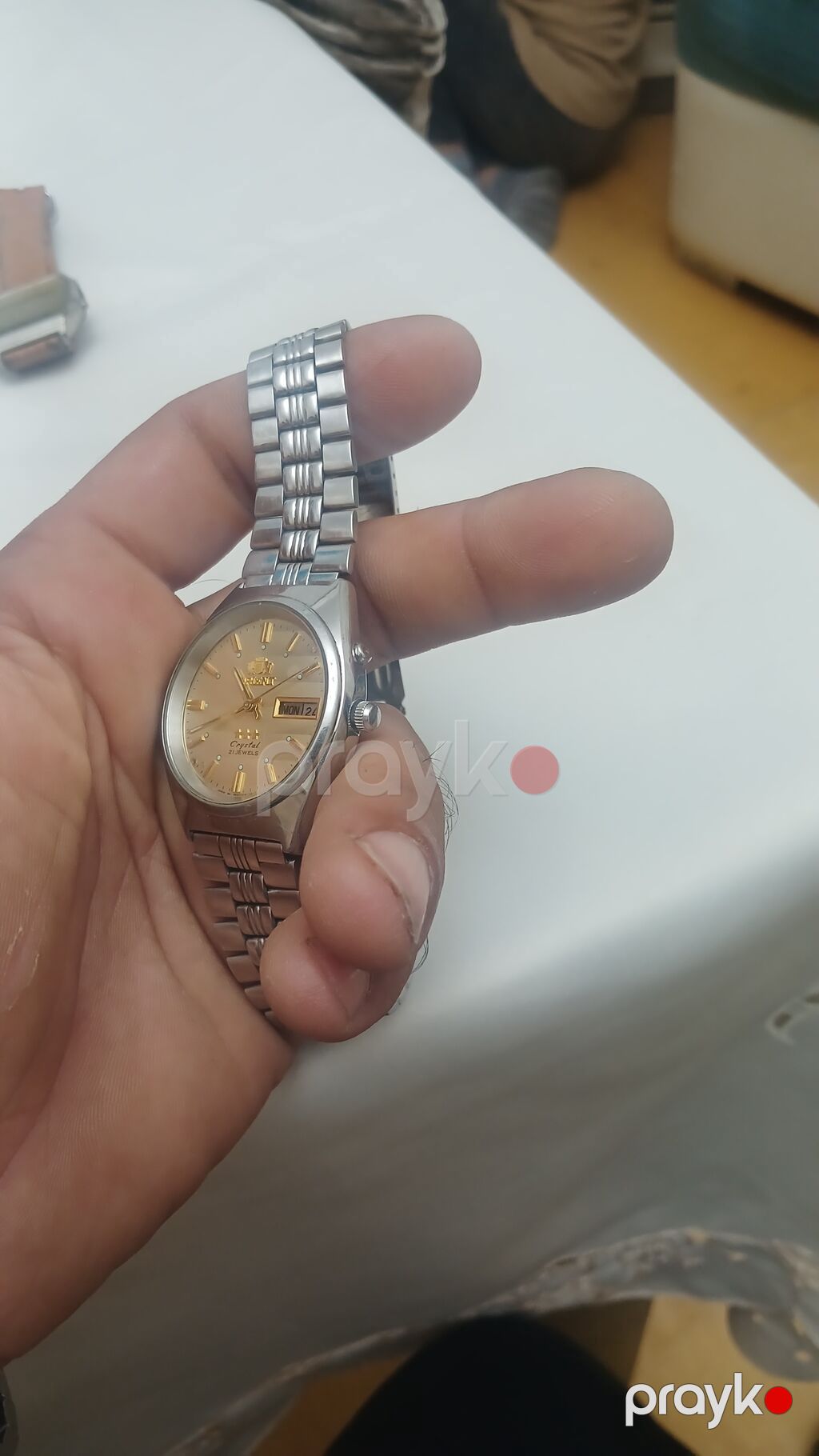 Orient Crystal kişi qol saatı - Mexanizm: avtomatik (21 jewels) — Qol saatları, Gəncə (2)