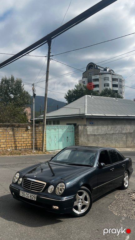 Mercedes E 320 4MATIC, 3.2 L, 2000 il, 242 000 km — Avtomobillər, Şəki (6)