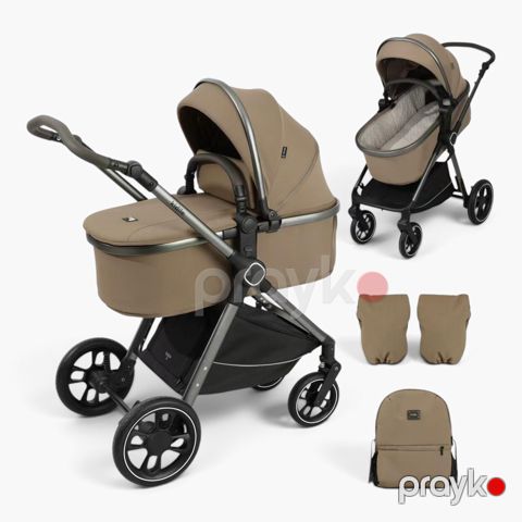 Uşaq arabası Kidilo A8, xaki, 0-4 yaş — Bakı