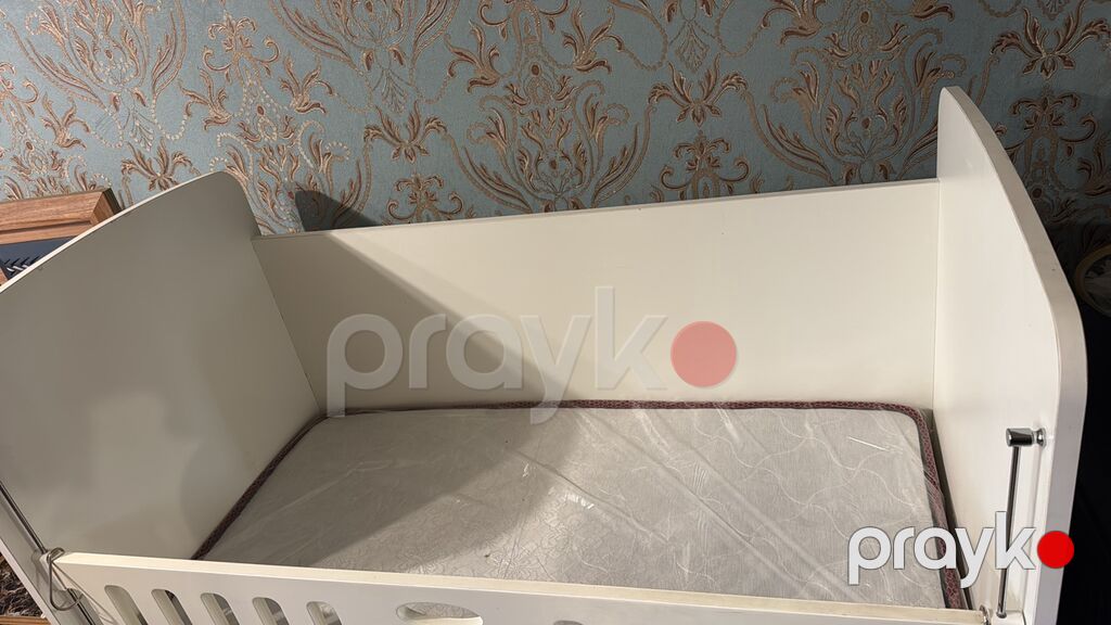 Uşaq beşiyi – Baby Mood “Teddy” modeli - Rəng: krem/ağ və bej tonları — Bəşikləri, Bakı (3)