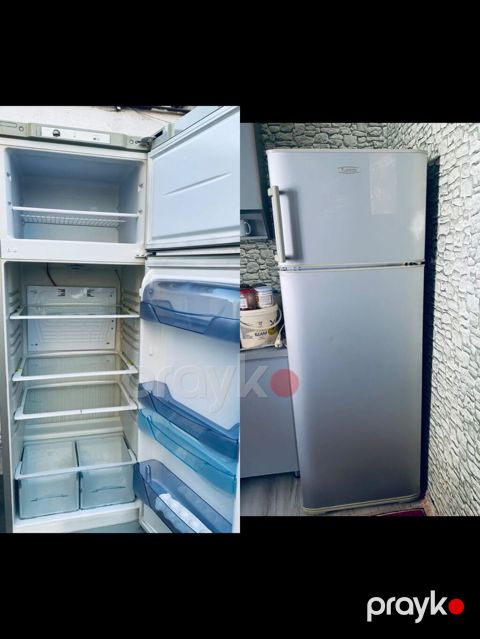 İkiqapılı soyuducu (üst kamera dondurucu) - Marka: Beko (loqosu üst — Sumqayıt