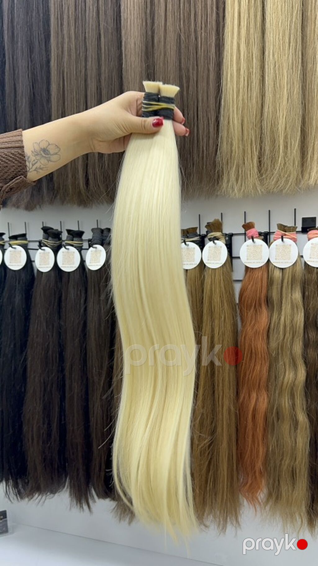 Saç uzatma üçün təbii saç tutamları Endırımlı Qıymetle - Növ: keratin — Saç qayığı, Bakı (2)