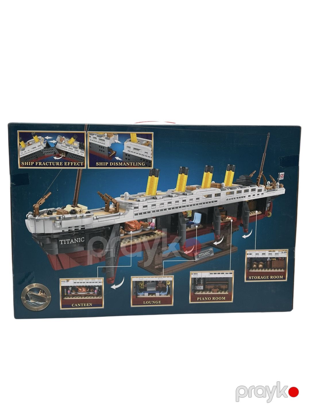 Konstruktor Titanic, plastik, 1607 element, 8 yaş — Mallar, Bakı (2)