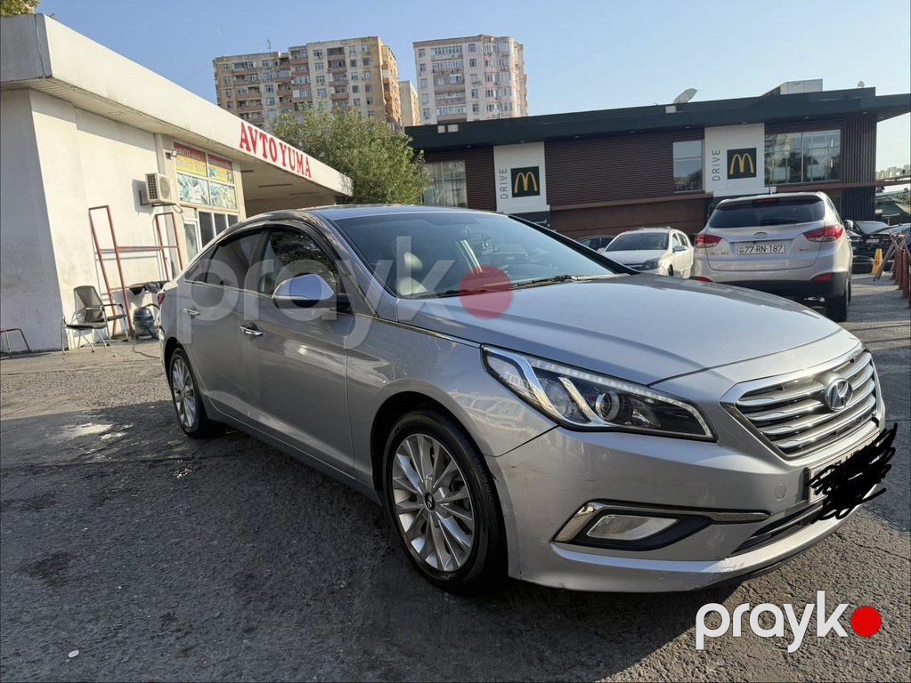 Hyundai Sonata, 1.7 L, 2015 il, 182 208 km — Avtomobillər, Bakı (4)