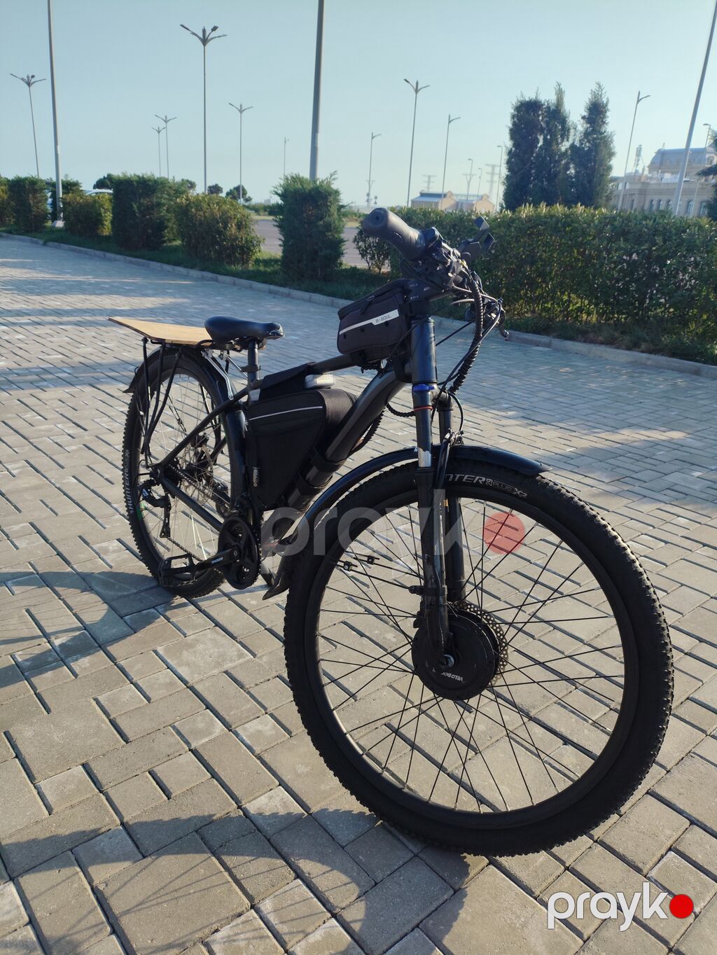 Salam velosiped idal vəziyyətdədir 48 volt 42 amper velo dogterin — Elektrik velosipedləri, Bakı (5)