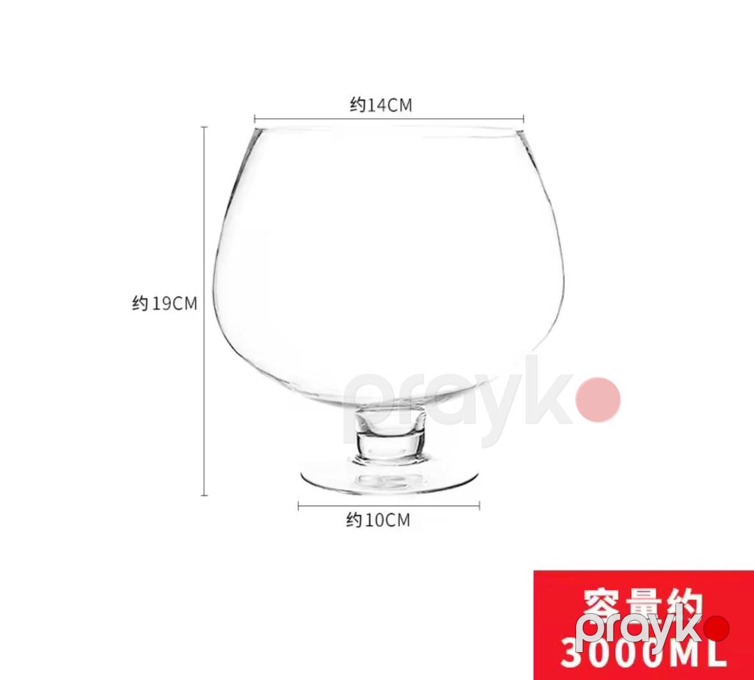 Ayaqlı Akvarium 3000 ml şəffaf — Mallar, Bakı (2)