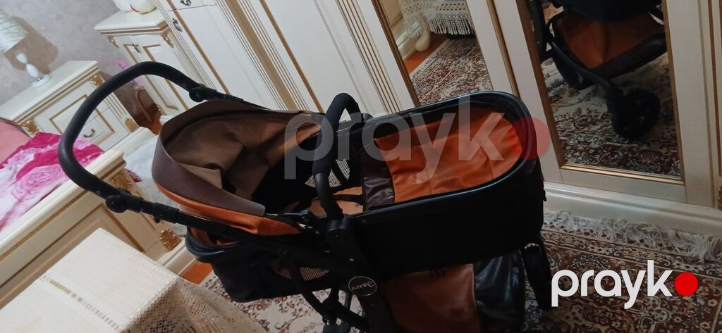 Uşaq arabası – Amni markası - Tip: dönər oturacaqlı beşik-araba — Arabalalar, Bakı (8)