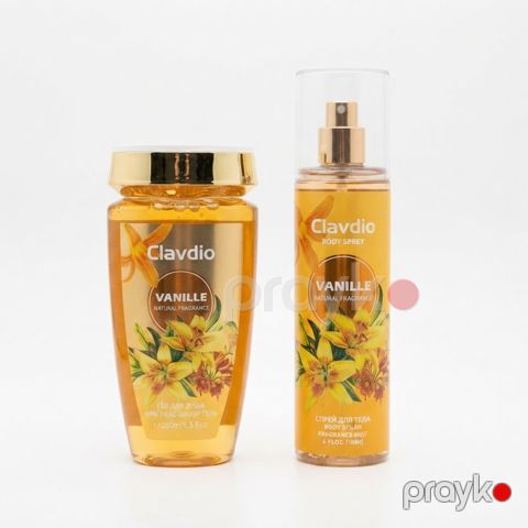 Bədənə qulluq üçün kosmetika dəsti No Brand Vanille Natural (bədən spreyi 180 ml + duş geli 250 ml) — Bakı