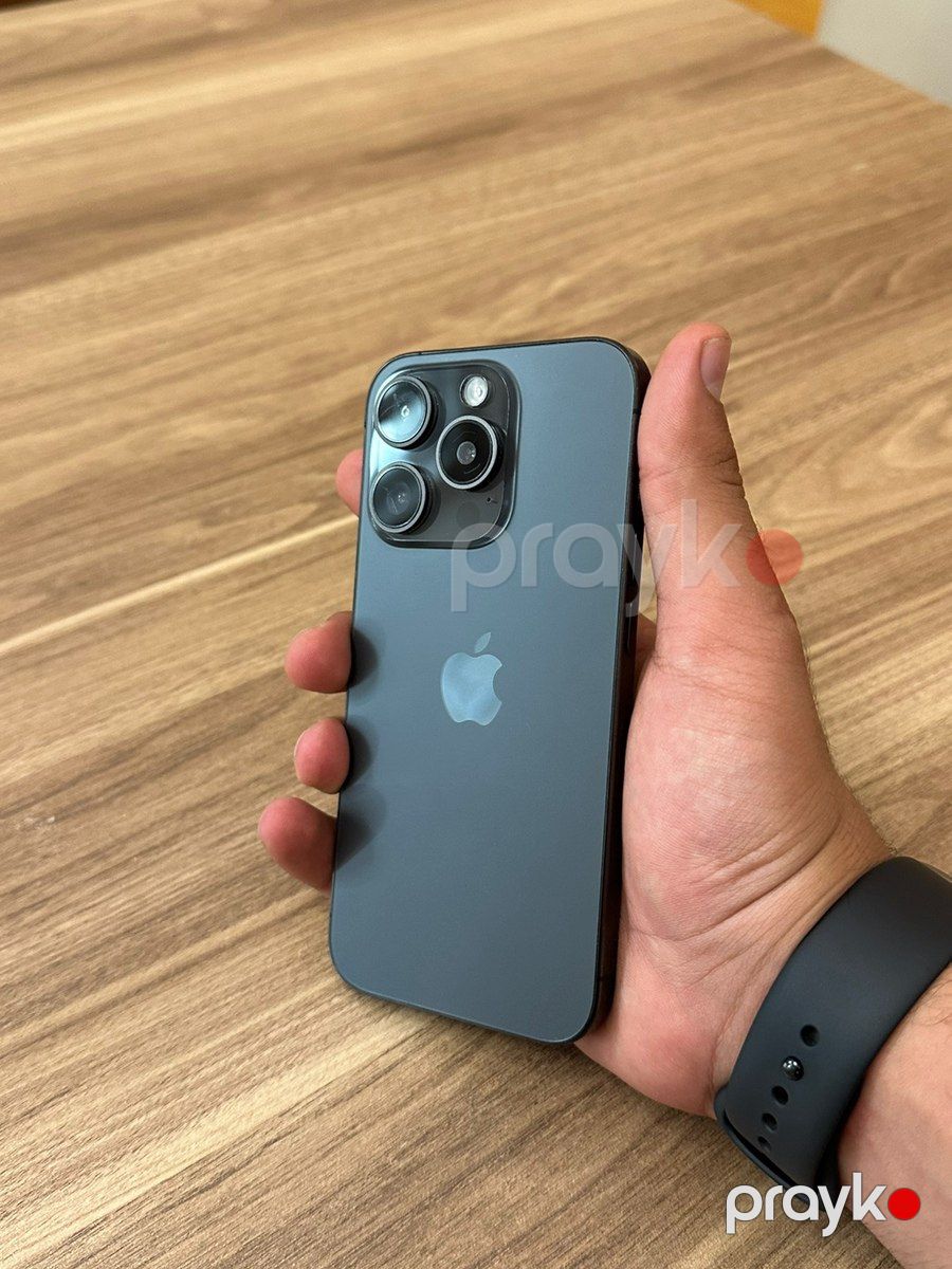 Apple iPhone 15 Pro Black Titanium 128GB/8GB — Smartfonlar, Bakı (2)