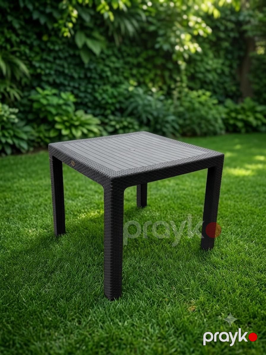 Bağ üçün masa Capissi, antrasit, plastik, 90x90x75 sm — Mallar, Bakı (2)