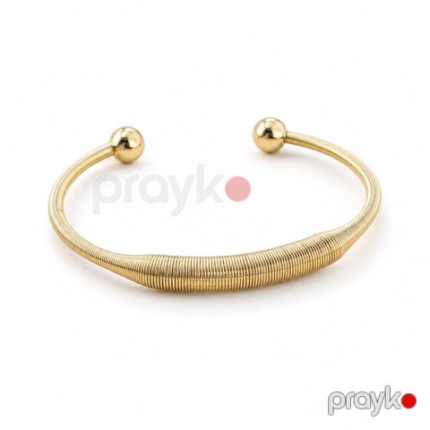 Qadın qolbağı ST7056G, paslanmayan polad — Bakı