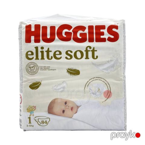 Uşaq bezi Elite Soft 1 0-5 kq 84 ədəd — Bakı
