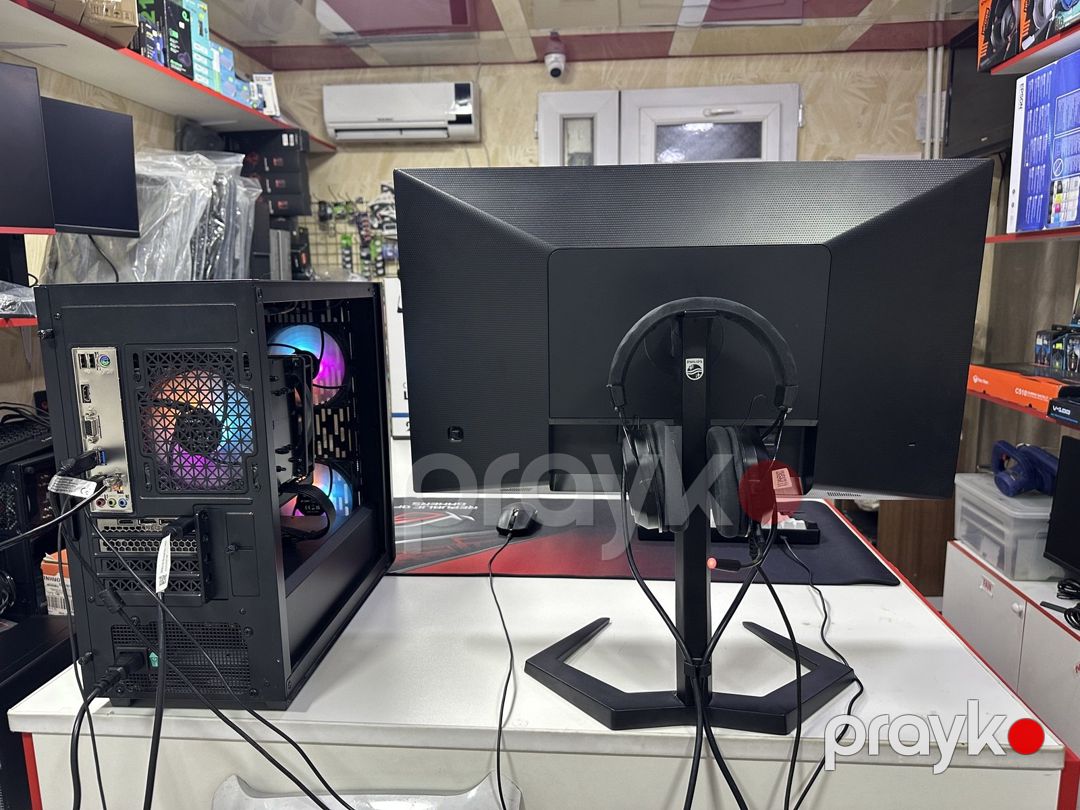 Gaming PC i5-12400F / RTX 3060 12GB / 16GB RAM / 1TB NVMe / 27” 165Hz — Masaüstü kompüterlər, Bakı (4)
