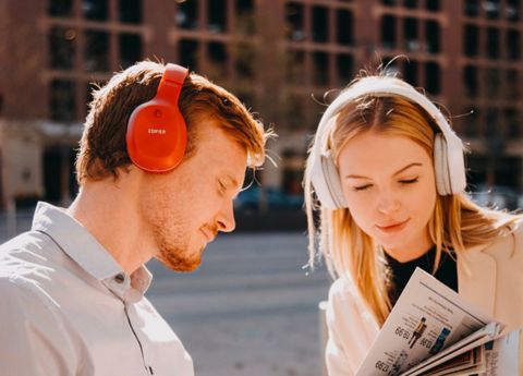 Edifier Headphones W800BT Plus White Qualcomm chipset with Bluetooth V5.1 — Bakı