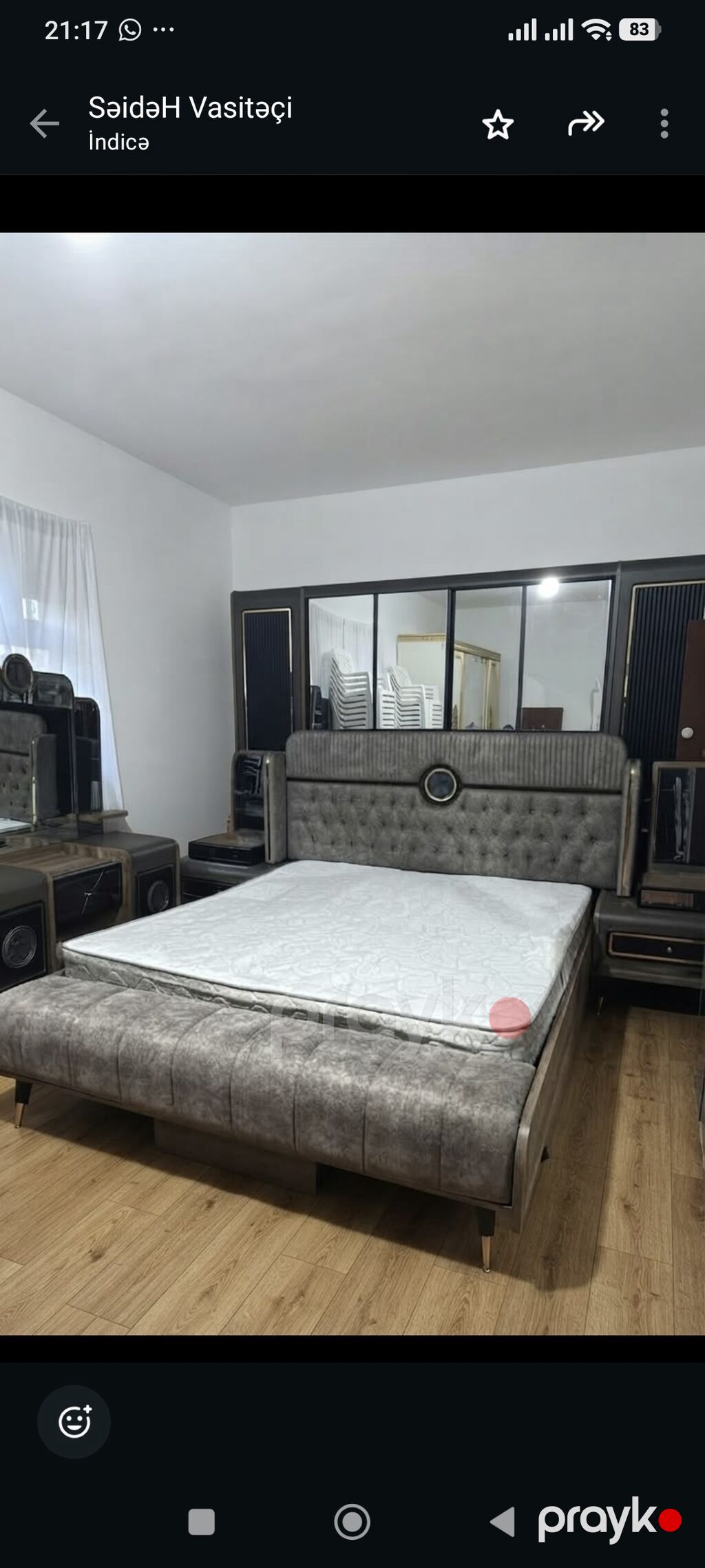 Bazali yataq desti 1600 manat *Çatdirilma quraşdırılma yaxin erazilere — Yataq otağı mobilya dəstləri, Bakı (6)
