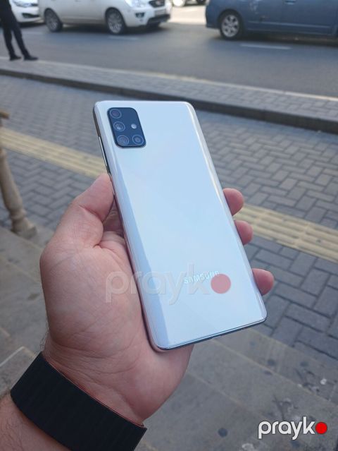Samsung Galaxy A71, 128 GB, rəng - Ağ, Zəmanət, Sensor, İki sim kartlı — Bakı