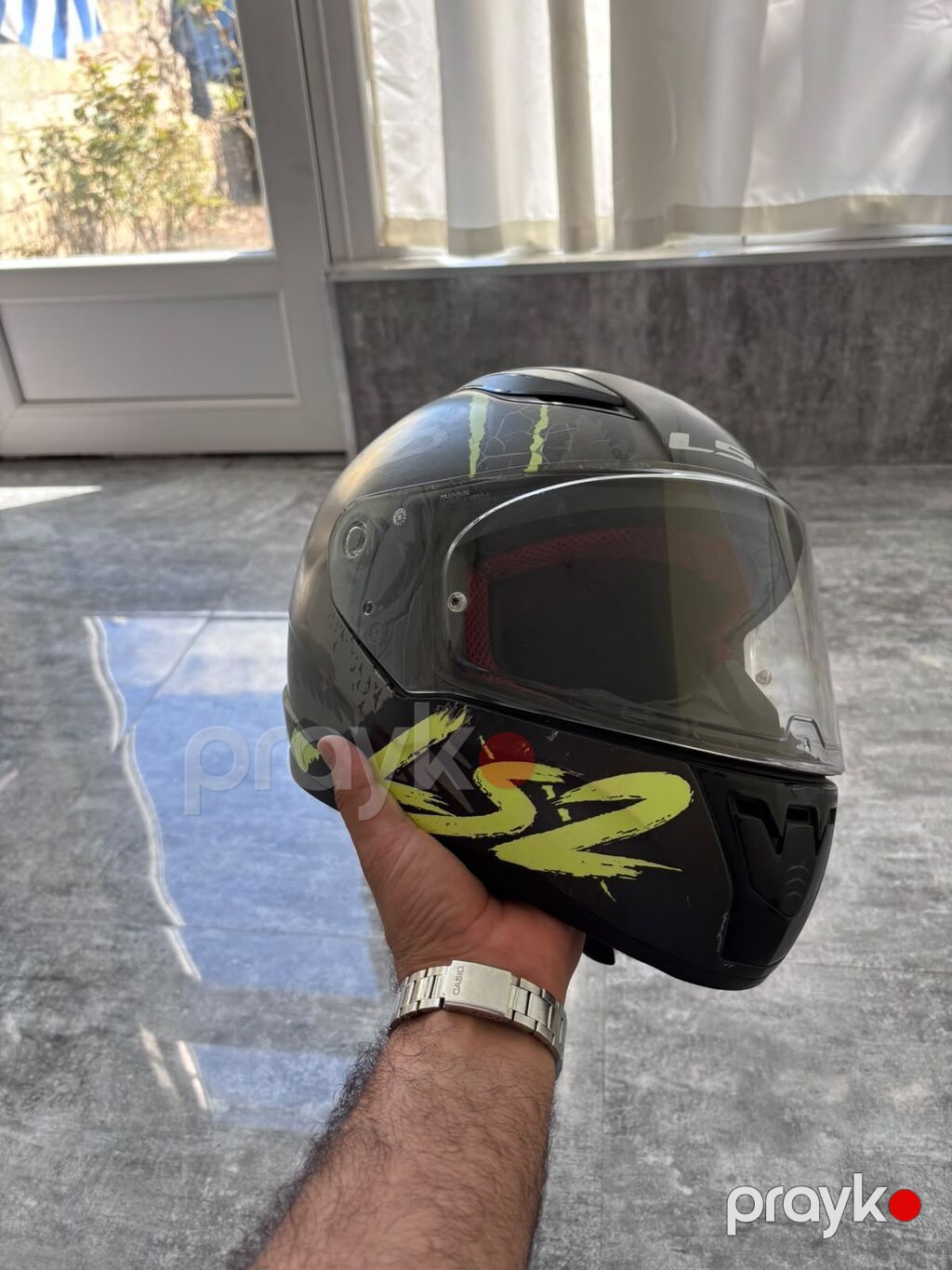 LS2 Rapid tam üzlü motosiklet dəbilqəsi - Model: LS2 Rapid — Motosiklet geyimi, Bakı (4)