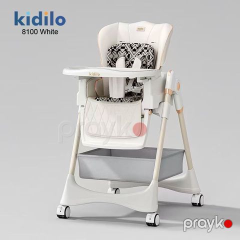 Uşaq yedizdirmə oturacağı Kidilo 8100 White, 3+ ay — Bakı