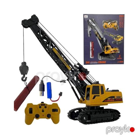 Radio ilə idarə olunan kran 690-A1, 30x9.5x30 sm, sarı — Bakı