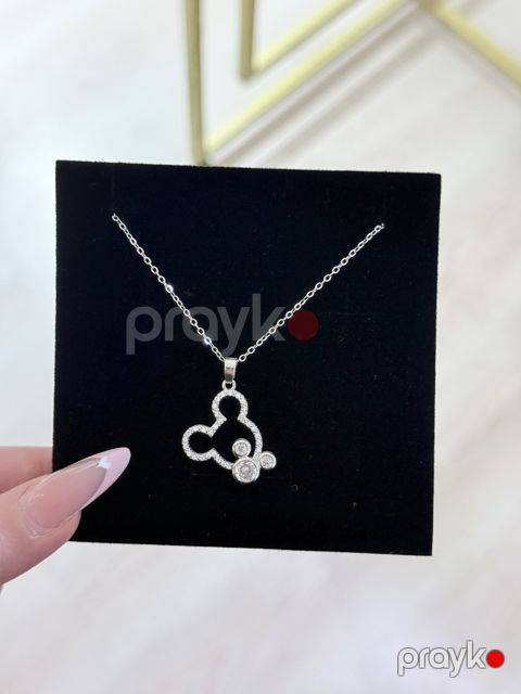 Kulonlu zəncir Mickey Mouse qadınlar üçün 2229794, paslanmayan polad — Bakı