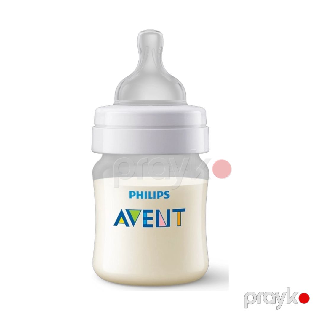 Qidalanma üçün qab Philips Avent Anti-colic SCY100/01, polipropilen/silikon, şəffaf, 125 ml, 0+ ay — Mallar, Bakı (2)