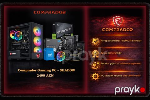 Comprador Gaming PC — shadow — Bakı