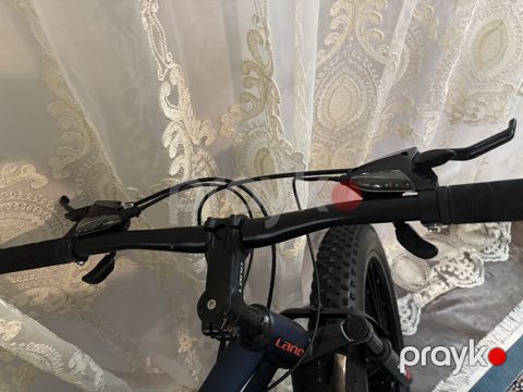 Lanq Vulkaron fat-bike velosiped - Çərçivə: alüminium alaşımlı, mavi — Xırdalan