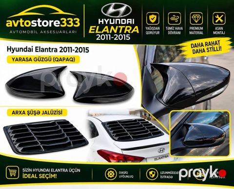 Hyundai Elantra 2010-2015 yarasa güzgü və patpres jabrası — Bakı