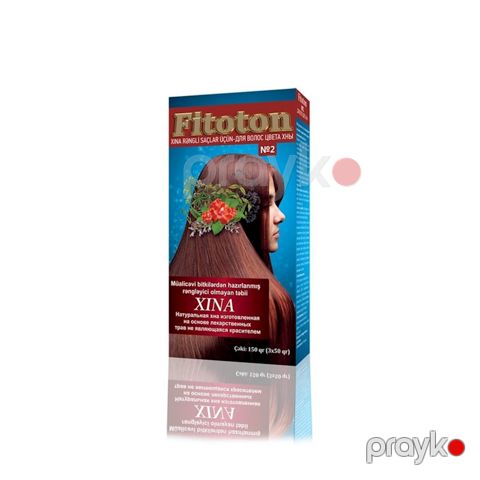 Saç üçün xına Fitoton №2 Qırmızı 150 q — Bakı