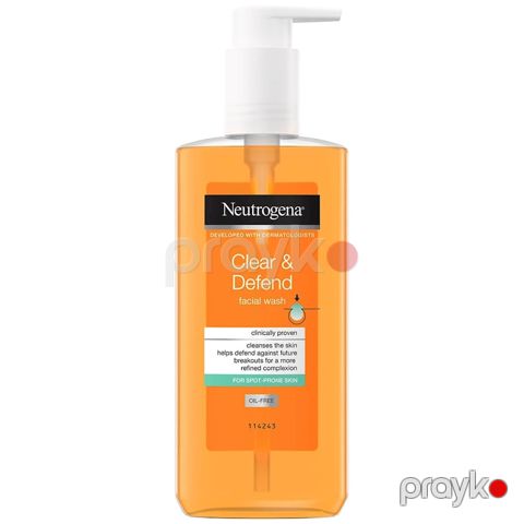Yuyunma üçün gel Neutrogena Clear & Defend 200 ml — Bakı