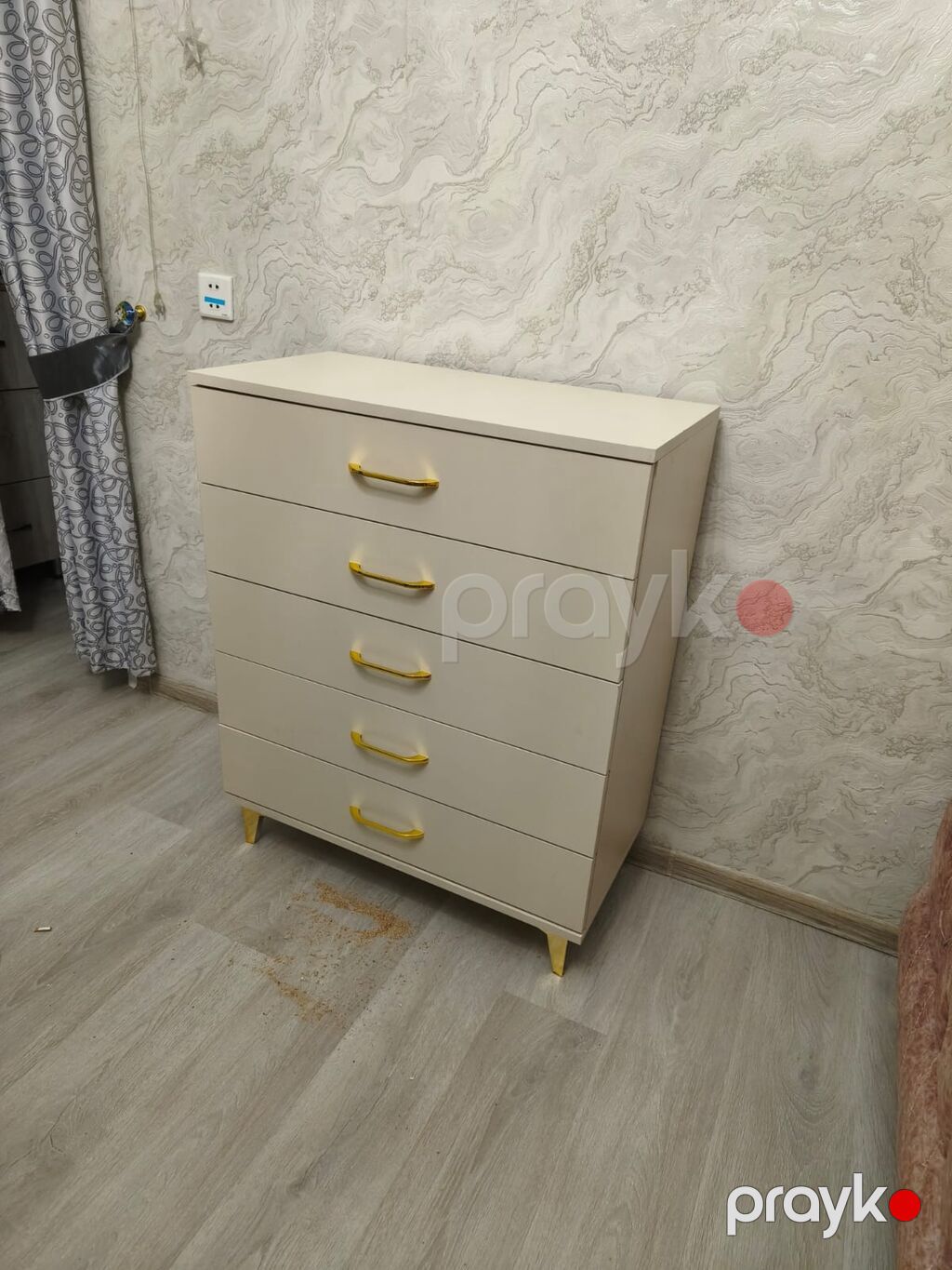 Ağ rəngli komod dəsti – müasir minimal dizayn Məhsul təsviri: - 4–5 — Komodlar və tumbalı, Bakı (2)