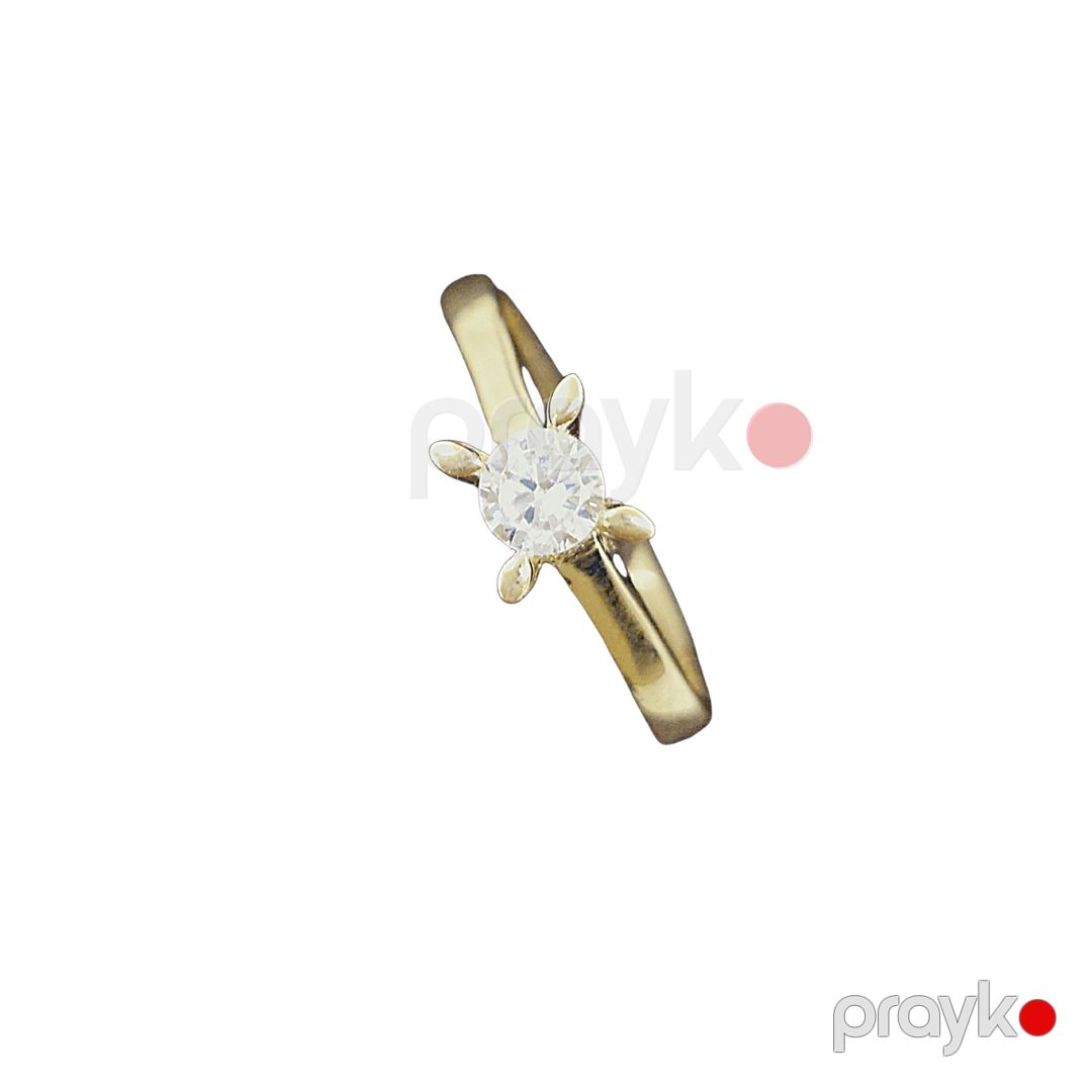 Qadınlar üçün üzük VJ264407, qızıl 585 əyar — Mallar, Bakı (3)