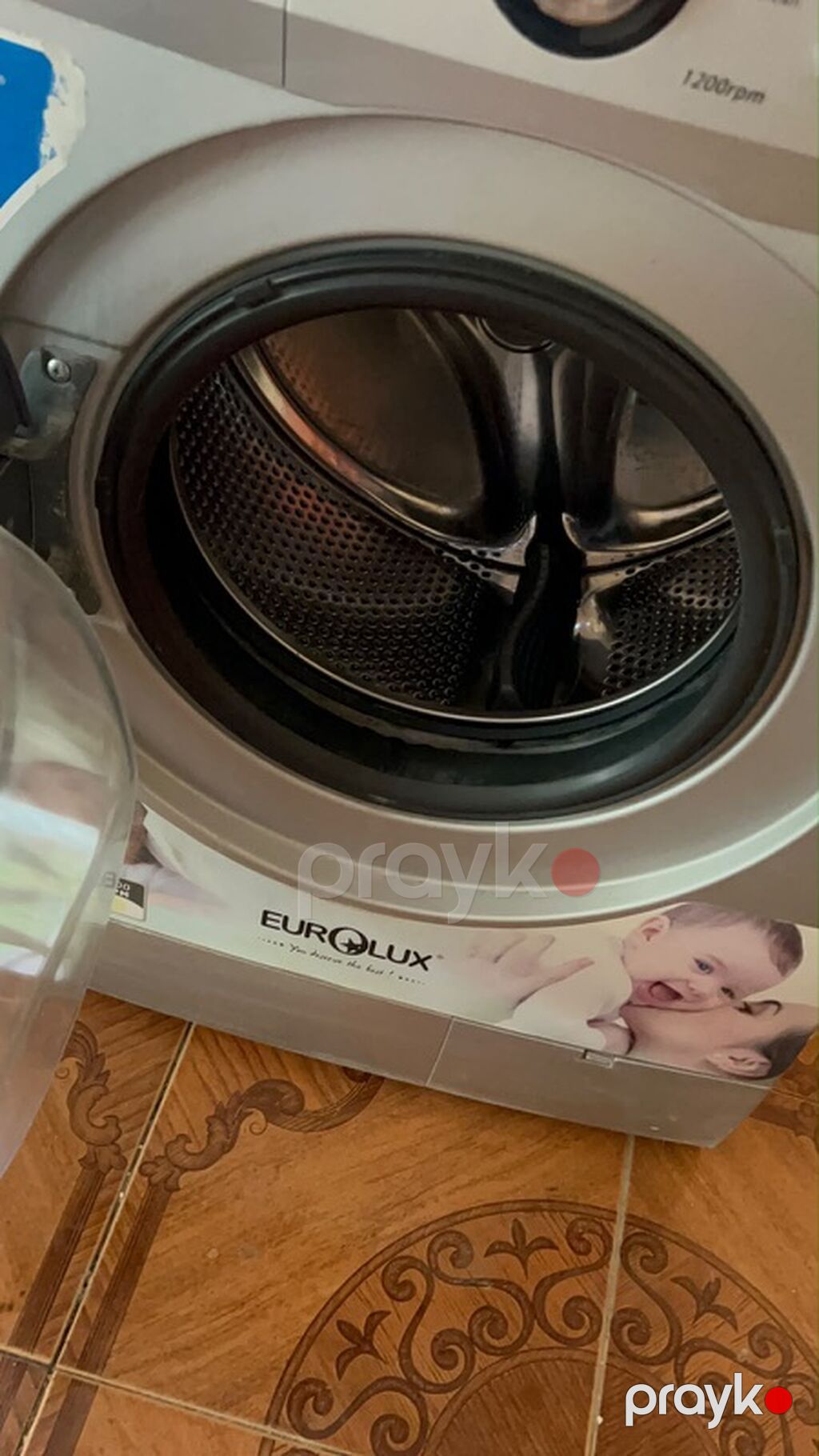 Eurolux paltaryuyan maşın – 7 kq Xüsusiyyətlər: - Yük: 7 kq - Ön — Çamaşır maşınları, Bakı (5)