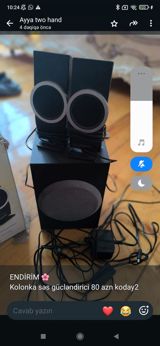 Creatıve 2.1 səs sistemi - Markası: Creative - Konfiqurasiya: 2.1 — Speakers and Acoustic Systems