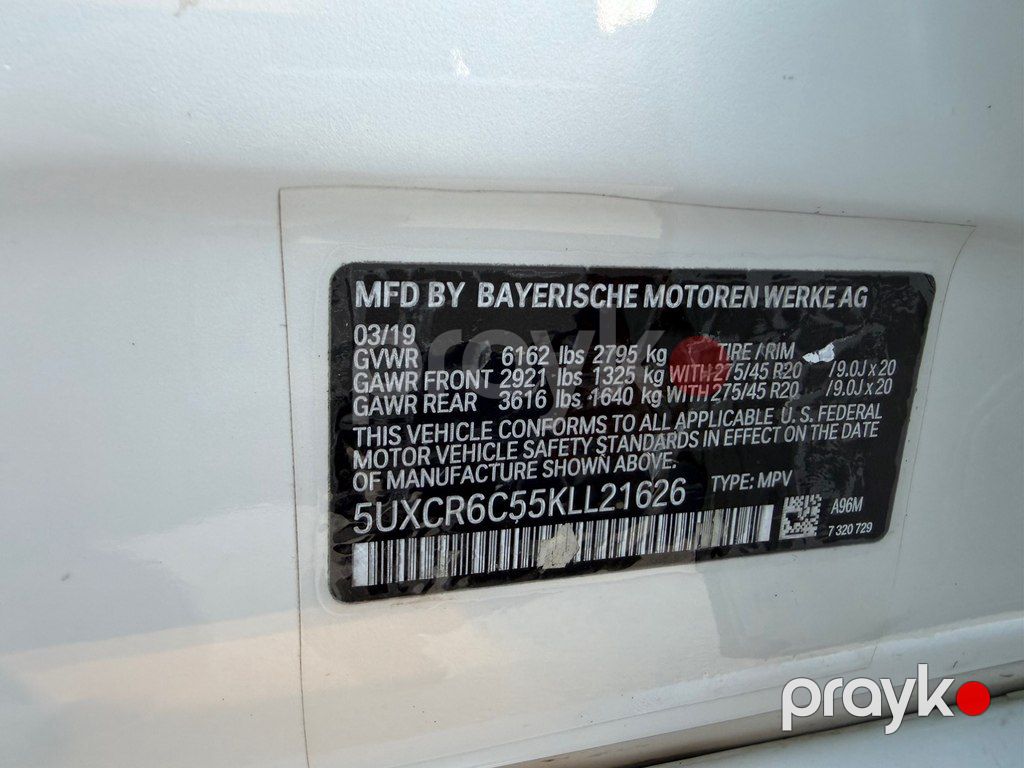 BMW X5, 3.0 L, 2019 il, 130 000 km — Avtomobillər, Bakı (12)