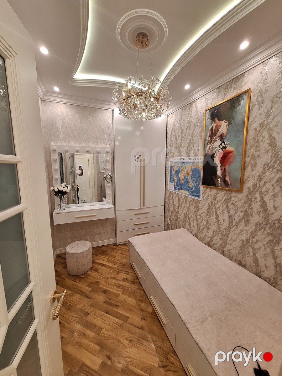 4-otaqlı yeni tikili, Qara Qarayev m., 105 m² — Mənzil, Bakı (11)