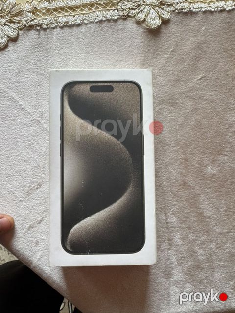 IPhone 15 Pro, Black Titanium, Face ID — Masallı