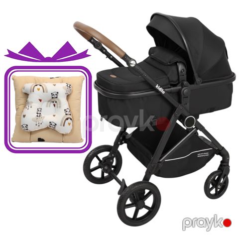 Uşaq arabası Kidilo K08 Black + ortopedik uşaq arabası içliyi Hədiyyə — Bakı