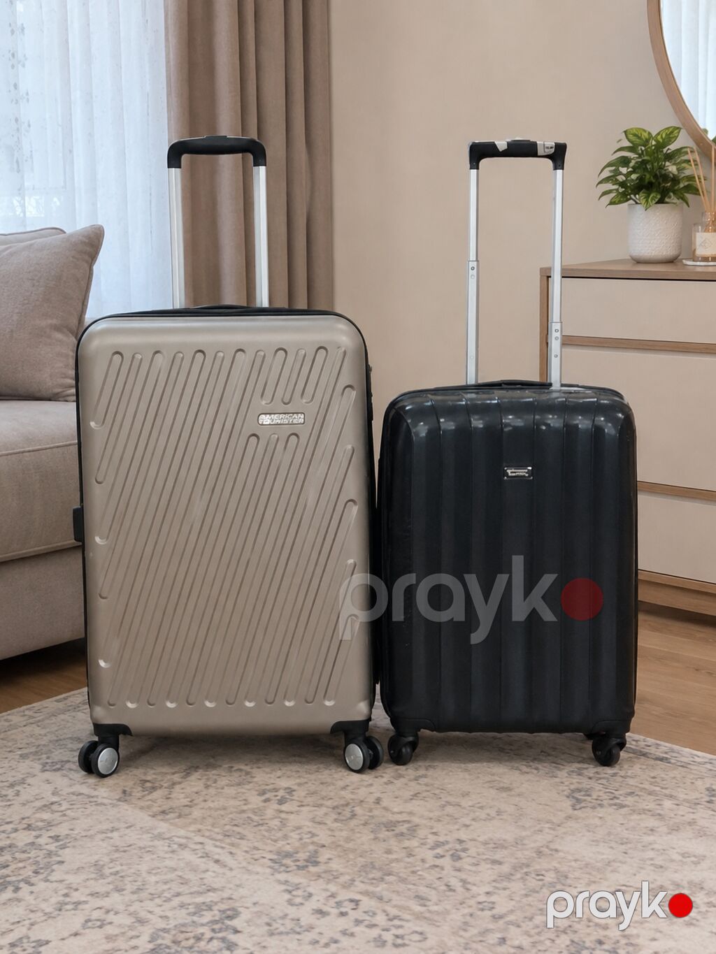 Malacnu çamadan 50 manat 23/25 kg,qara 40 manat 15/18 kg ceki tutur — Çamadanlar, Bakı (2)