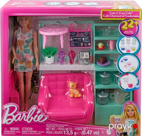 Oyun dəsti Mattel Barbie Wellness HKT94, время для чая, 5+ yaş — Bakı